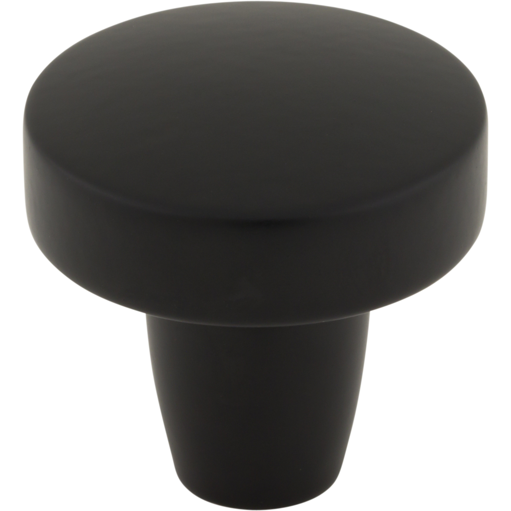 Florham Knob 1 1/4 Inch Flat Black