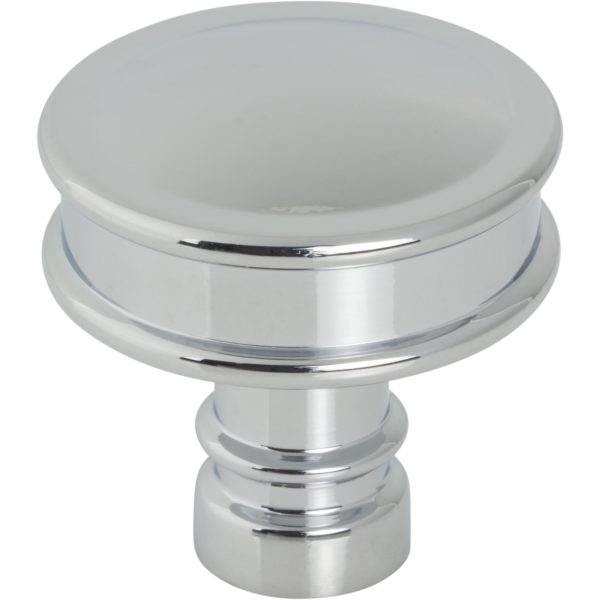 Cranford Knob 1 1/4 Inch Polished Chrome