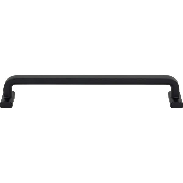 Harrison Pull 7 9/16 Inch (c-c) Flat Black