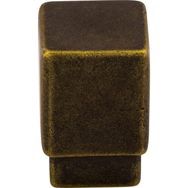 Tapered Square Knob 3/4 Inch German Bronze