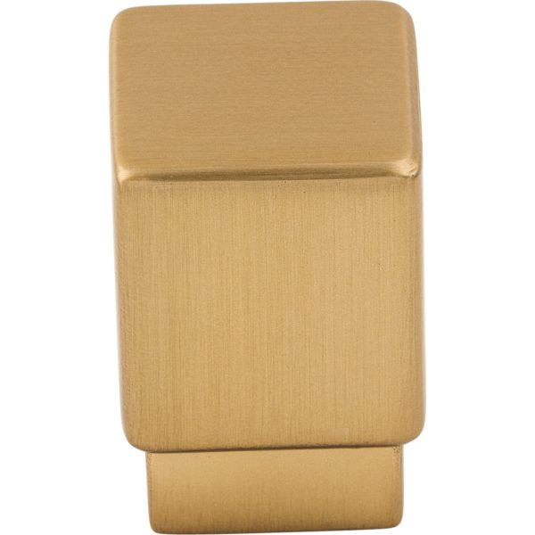 Tapered Square Knob 3/4 Inch Honey Bronze