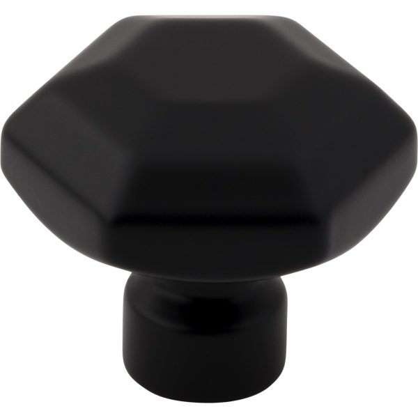 Dustin Knob 1 1/4 Inch Flat Black