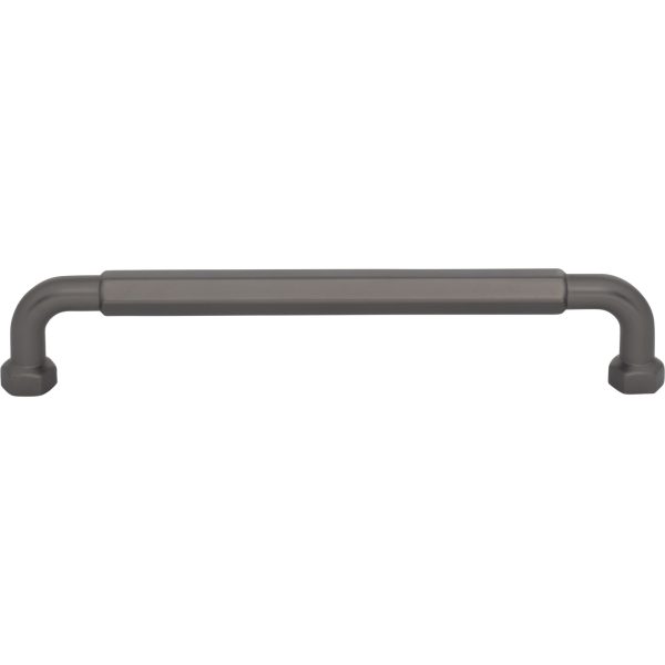 Dustin Pull 6 5/16 Inch (c-c) Ash Gray