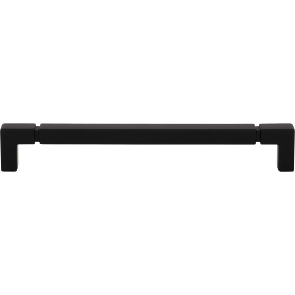 Langston Pull 7 9/16 Inch (c-c) Flat Black