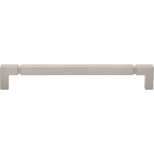 Langston Pull 7 9/16 Inch (c-c) Brushed Satin Nickel