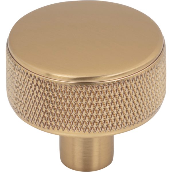Burnham Round Knob 1 1/4 Inch Honey Bronze
