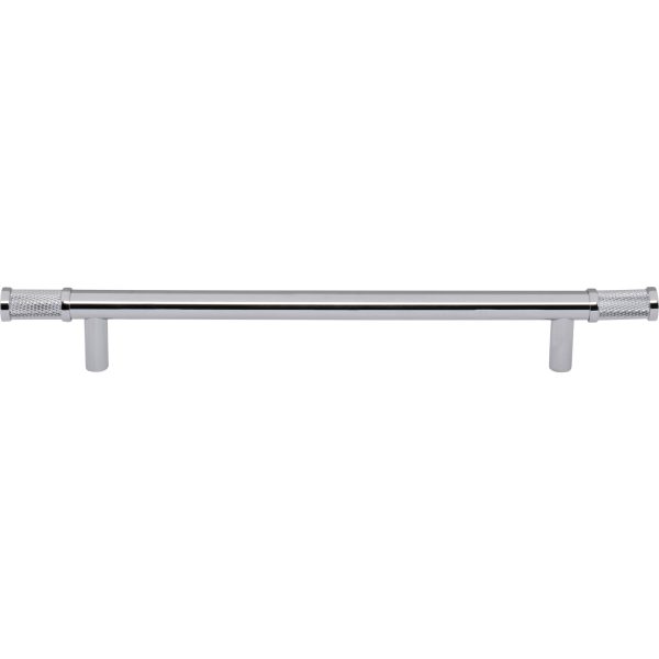 Burnham Pull 7 9/16 Inch (c-c) Polished Chrome