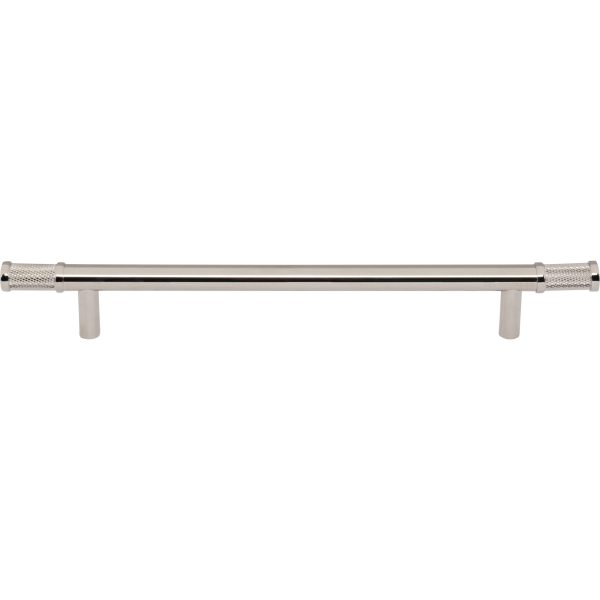 Burnham Pull 7 9/16 Inch (c-c) Polished Nickel