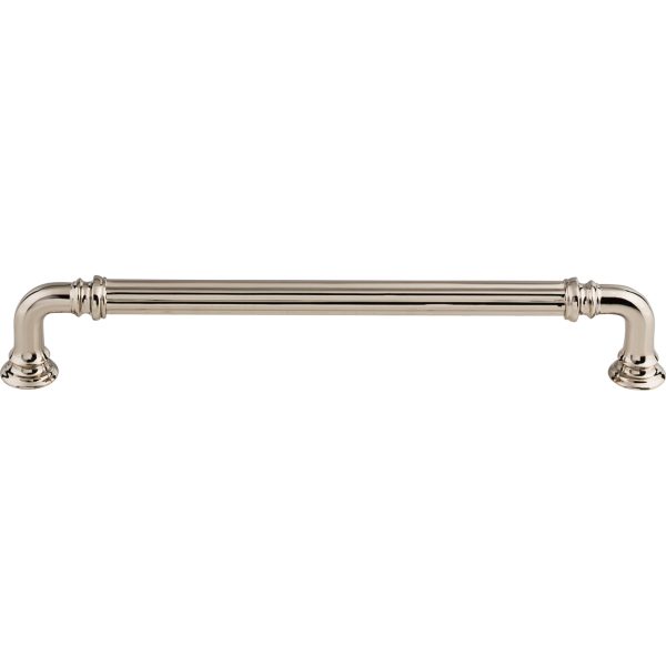 Reeded Pull 7 Inch (c-c) Polished Nickel
