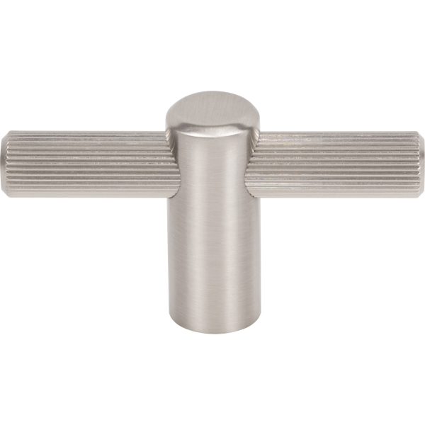 Dempsey T-Knob 2 1/2 Inch Brushed Satin Nickel