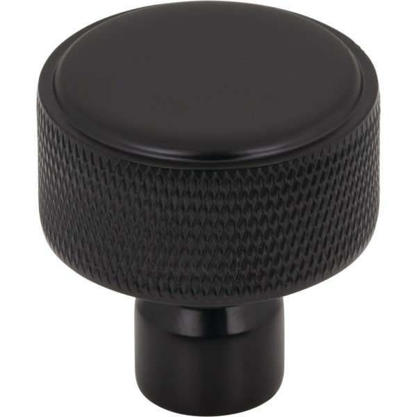 Garrison Knob 1 1/4 Inch Flat Black