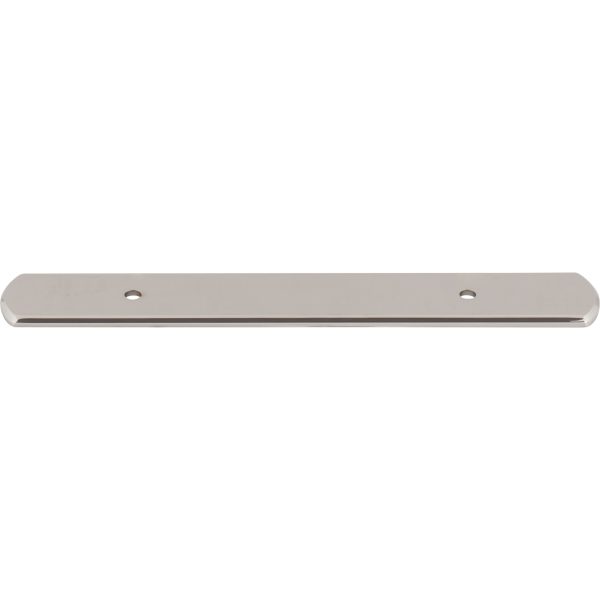 Wescott Backplate 3 3/4 Inch (c-c) Polished Nickel
