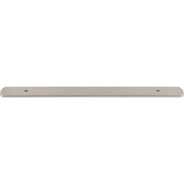 Wescott Backplate 7 9/16 Inch (c-c) Brushed Satin Nickel