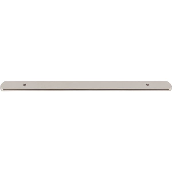 Wescott Backplate 7 9/16 Inch (c-c) Polished Nickel
