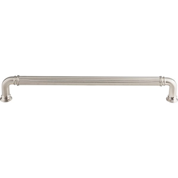 Reeded Appliance Pull 12 Inch (c-c) Brushed Satin Nickel