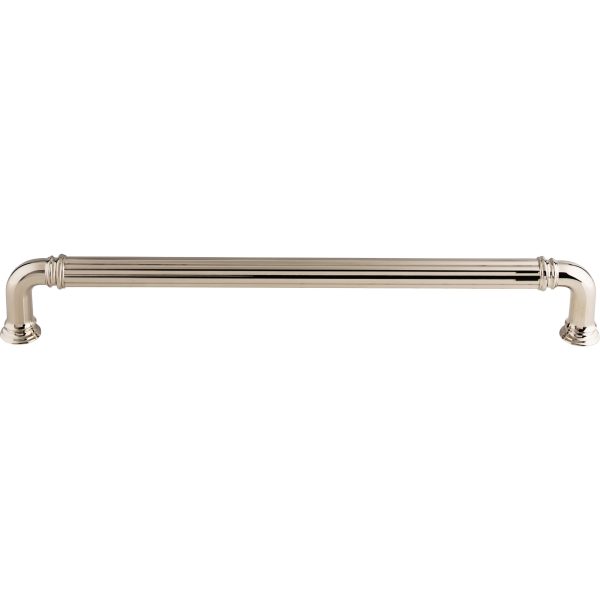 Reeded Appliance Pull 18 Inch (c-c) Polished Nickel