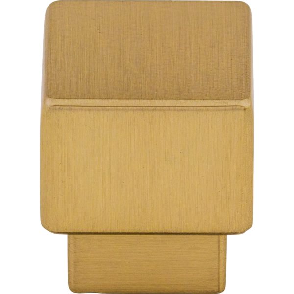 Tapered Square Knob 1 Inch Honey Bronze