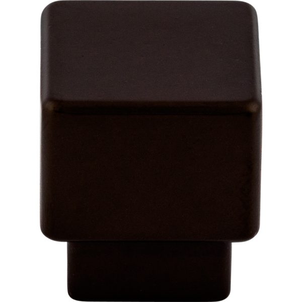Tapered Square Knob 1 Inch Oil Rubbed Bronze