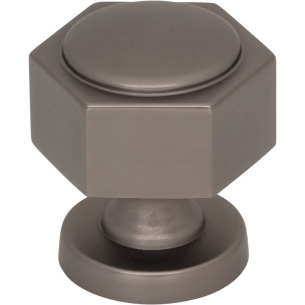 Stanmore Knob 1 1/4 Inch Ash Gray