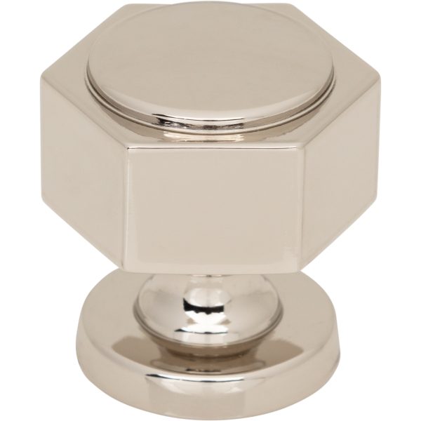 Stanmore Knob 1 1/4 Inch Polished Nickel