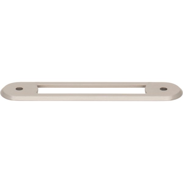 Brockwell Backplate 3 3/4 Inch (c-c) Brushed Satin Nickel