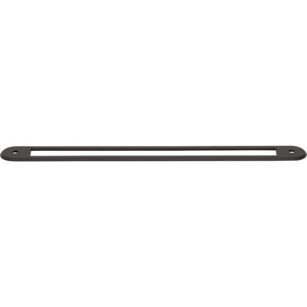 Brockwell Backplate 8 13/16 Inch (c-c) Flat Black