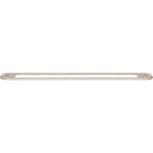 Brockwell Backplate 8 13/16 Inch (c-c) Brushed Satin Nickel