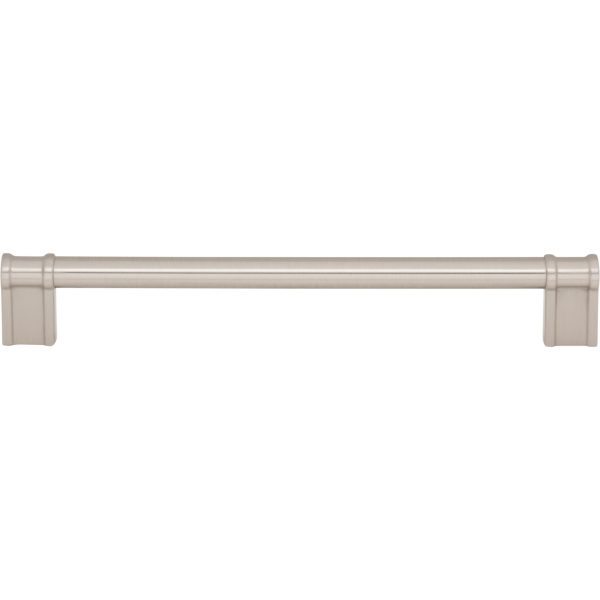 Newburn Pull 7 9/16 Inch (c-c) Brushed Satin Nickel
