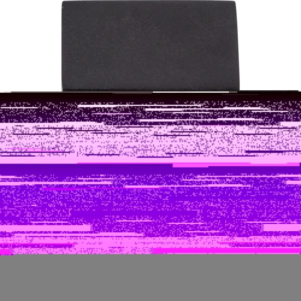 Linear Square Knob 3/4 Inch Flat Black