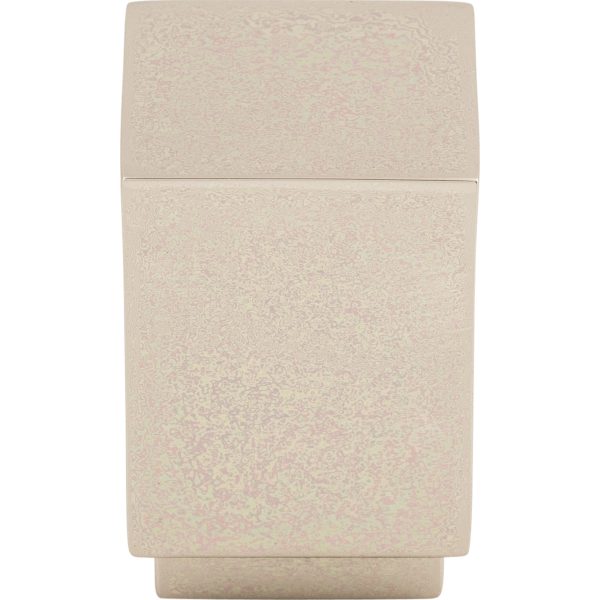Linear Square Knob 3/4 Inch Polished Nickel