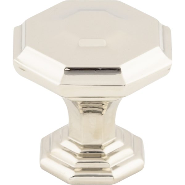 Chalet Knob 1 1/8 Inch Polished Nickel
