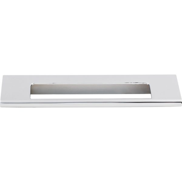 Europa Cut Out Tab Pull 5 Inch (c-c) Polished Chrome
