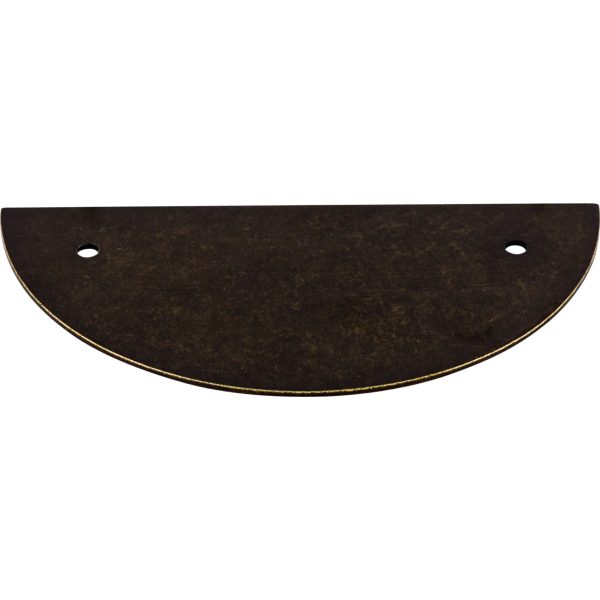 Half Circle Backplate 3 1/2 Inch (c-c) German Bronze