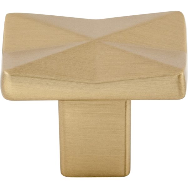 Quilted Knob 1 1/4 Inch Honey Bronze