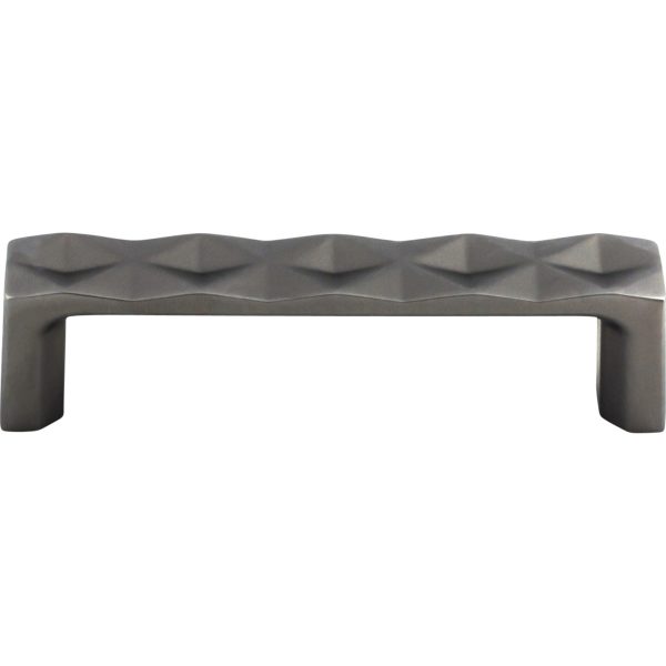 Quilted Pull 3 3/4 Inch (c-c) Ash Gray