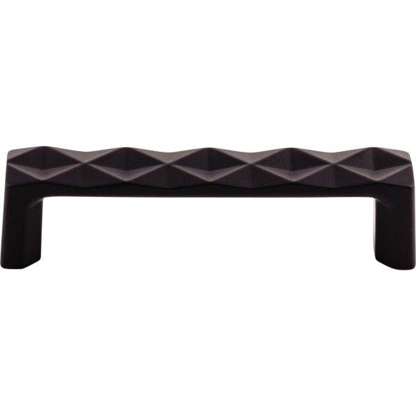 Quilted Pull 3 3/4 Inch (c-c) Flat Black