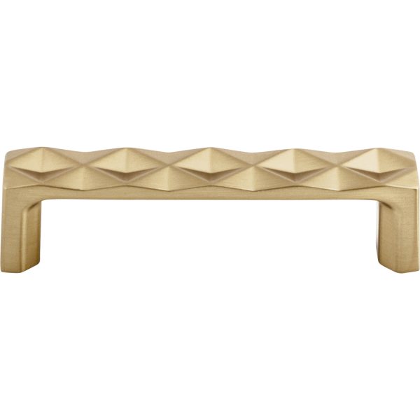 Quilted Pull 3 3/4 Inch (c-c) Honey Bronze