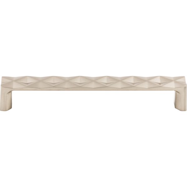 Quilted Pull 6 5/16 Inch (c-c) Brushed Satin Nickel