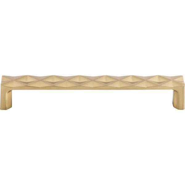 Quilted Pull 6 5/16 Inch (c-c) Honey Bronze