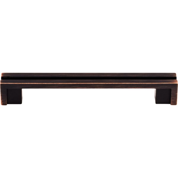 Flat Rail Pull 5 Inch (c-c) Tuscan Bronze