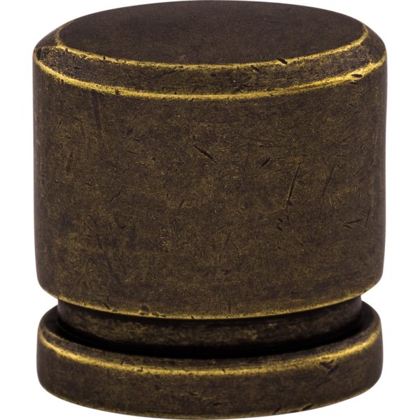 Oval Knob 1 Inch German Bronze