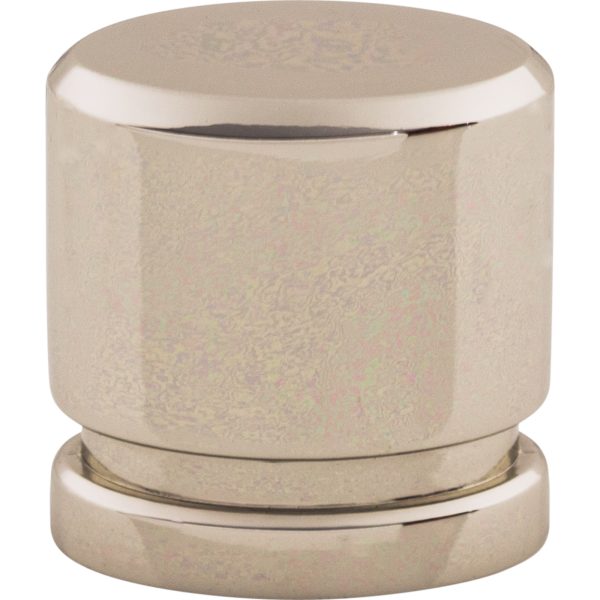 Oval Knob 1 Inch Polished Nickel