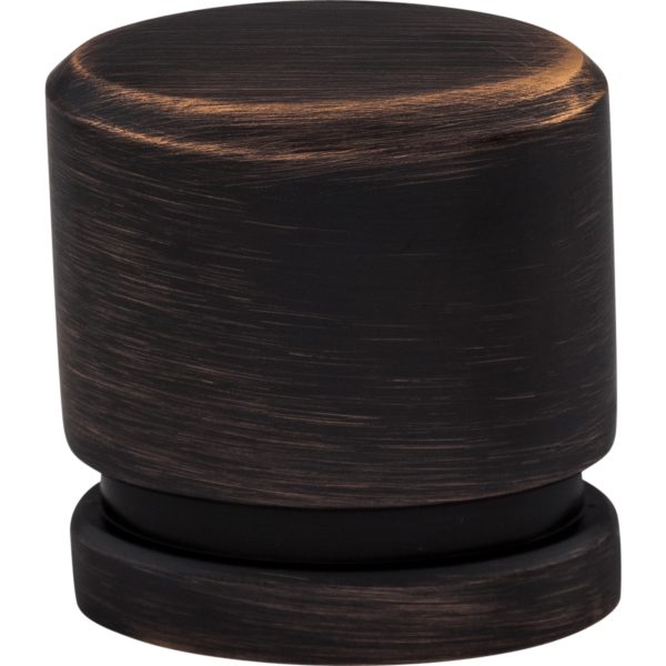 Oval Knob 1 Inch Tuscan Bronze