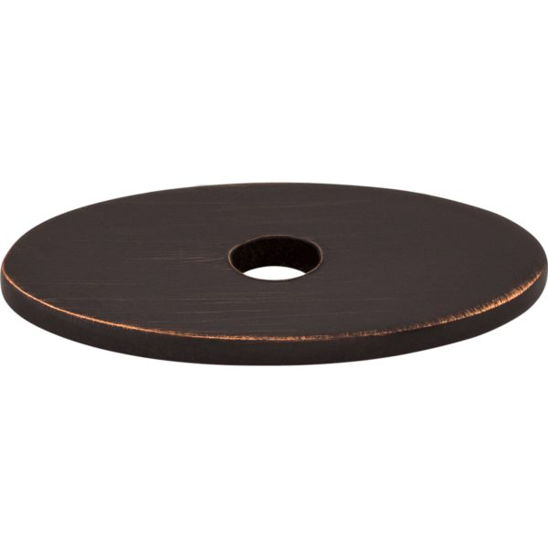 Oval Backplate 1 1/4 Inch Tuscan Bronze
