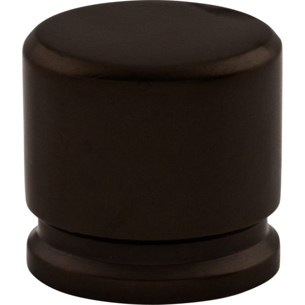 Oval Knob 1 1/8 Inch Oil Rubbed Bronze