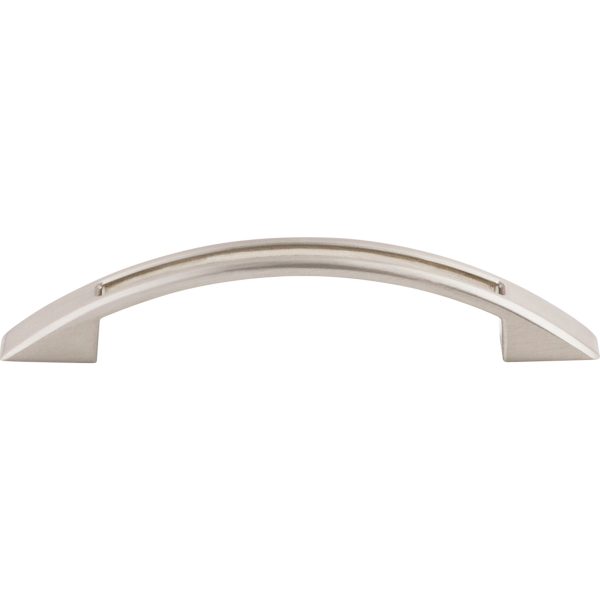 Tango Cut Out Pull 3 3/4 Inch (c-c) Brushed Satin Nickel