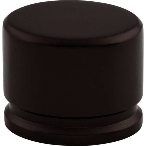 Oval Knob 1 3/8 Inch Oil Rubbed Bronze