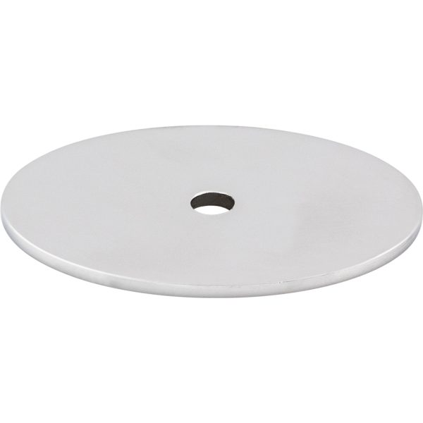 Oval Backplate 1 3/4 Inch Polished Chrome