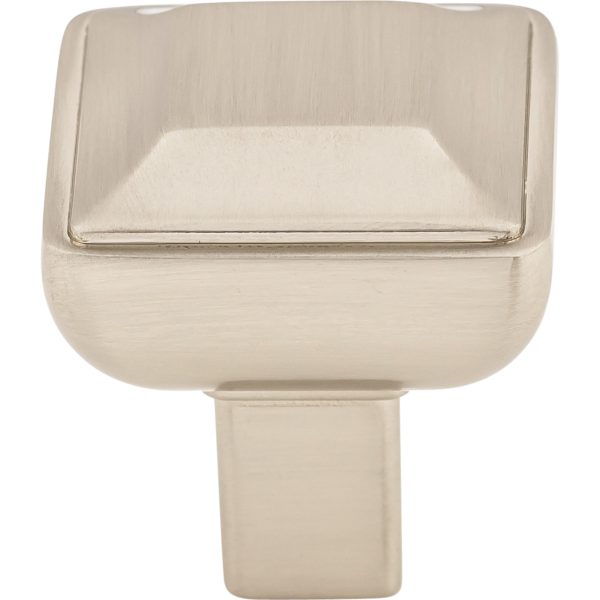 Podium Knob 1 Inch Brushed Satin Nickel