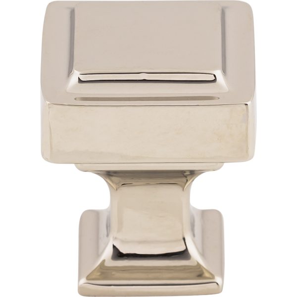 Ascendra Knob 1 Inch Polished Nickel